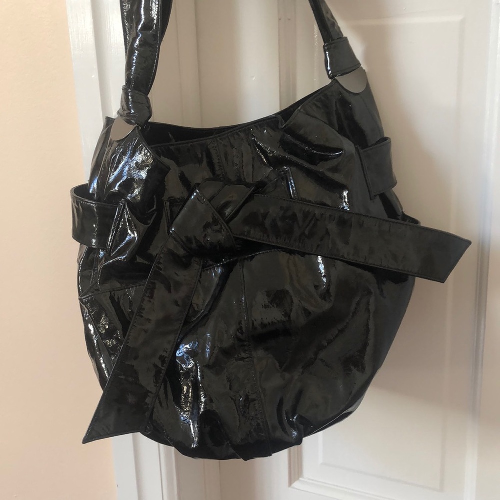KOOBA Black Patent Leather Bag